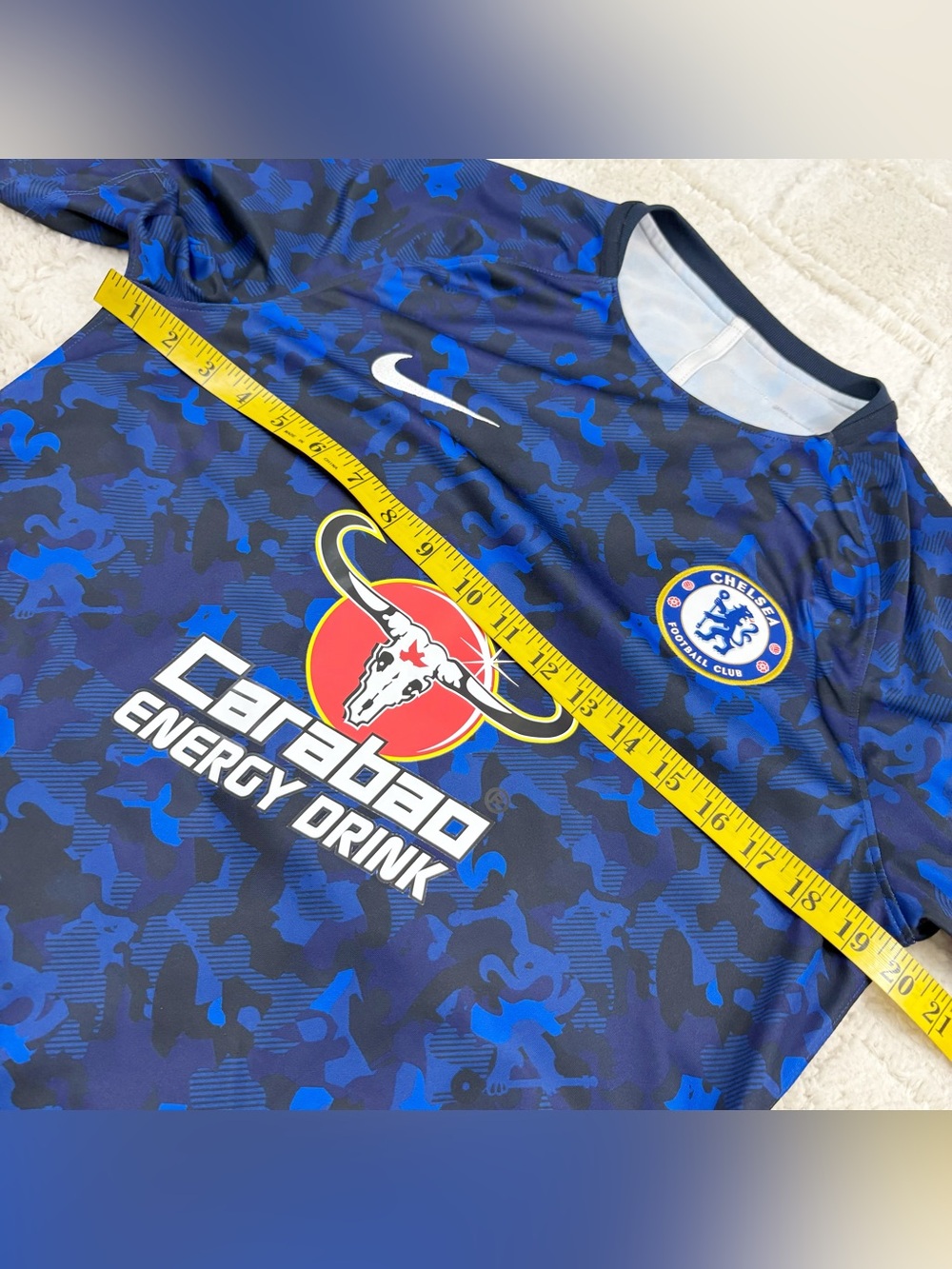 Nike Men’s 2018/19 Chelsea FC Dry Squad Short-Sleeve Training Jersey Medium - Picture 11 of 11